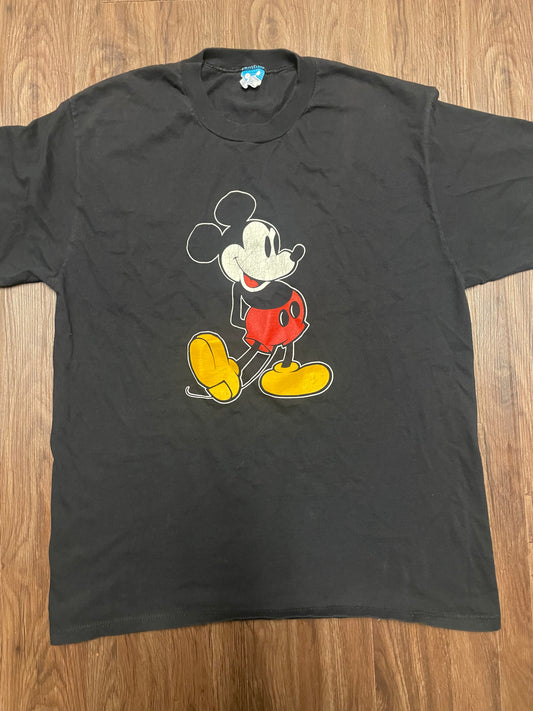 Vintage 80’s Mickey Mouse Graphic Tee (XL)