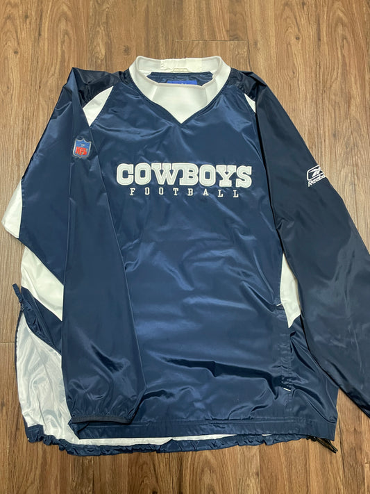 Vintage Dallas Cowboys Pullover Windbreaker "JERRY'S WORLD" (L)